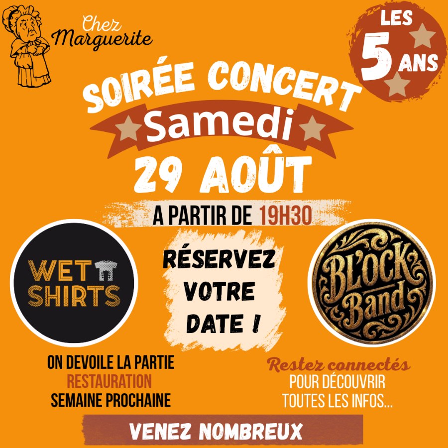 Chez Marguerite fête ses 5 ans